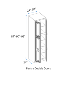 Pantry Double Doors Cabinet