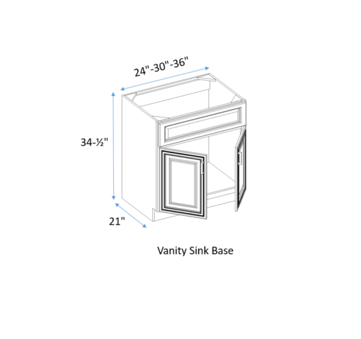 vanity sink base cabinet