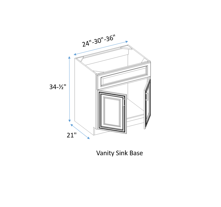 vanity sink base cabinet