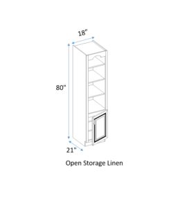 open linen storage