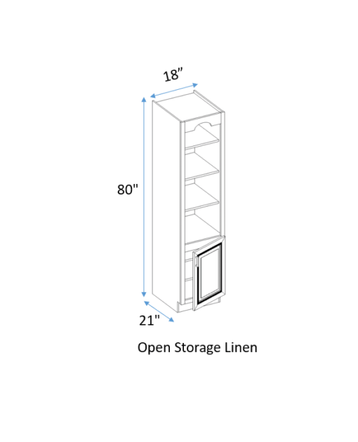 open linen storage