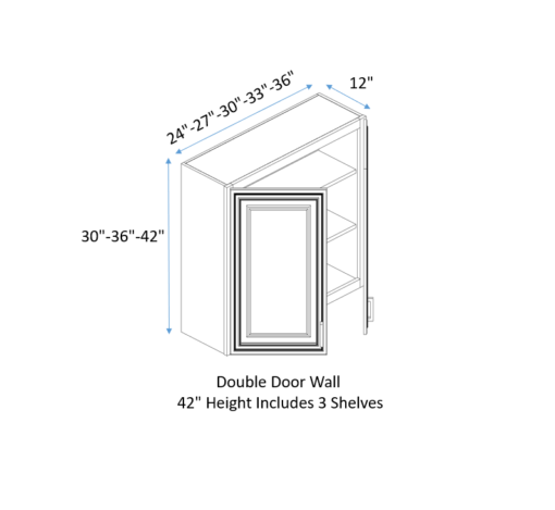 double door wall cabinet