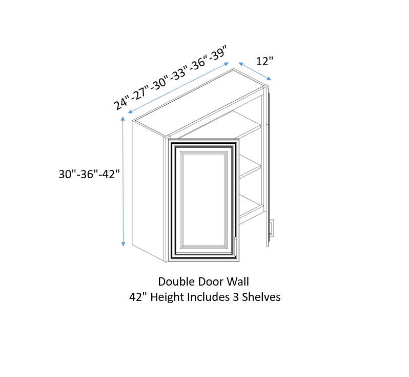 double door wall cabinet