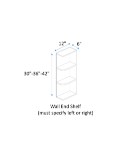 open end wall shelf cabinet