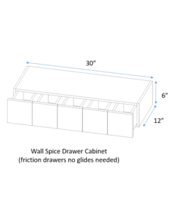 wall spice drawer cabinet