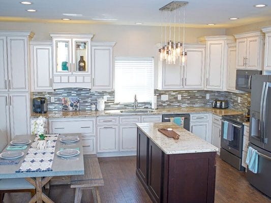 Yukon Antique White Kitchen