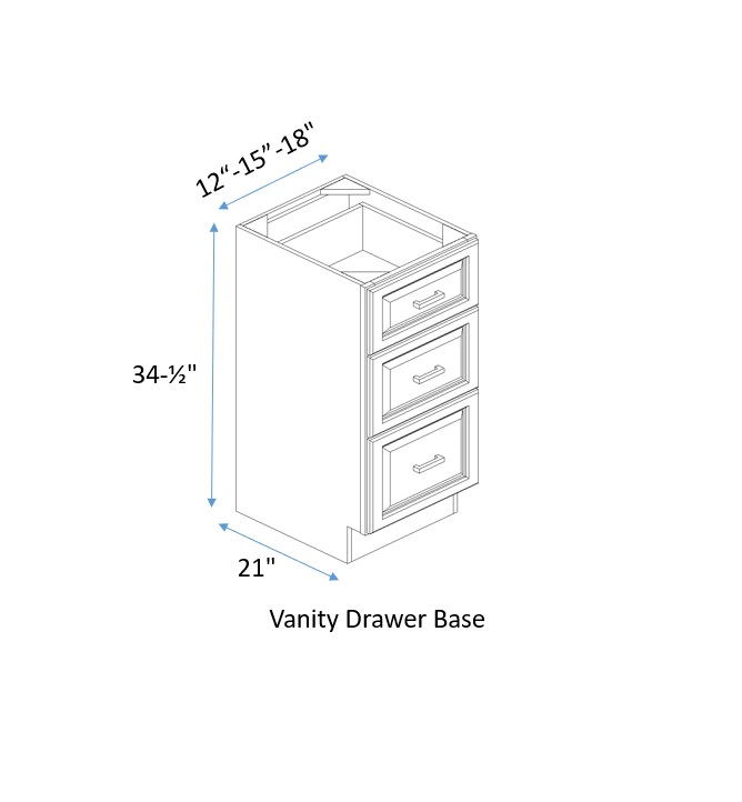 Vanity Drawer Base