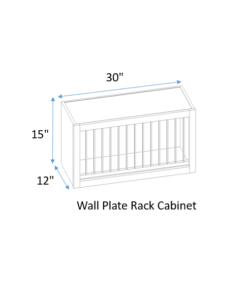 Wall Plate Rack Cabinet
