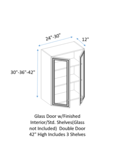 Double Door Glass Cabinet