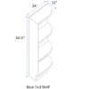 base open display end shelf