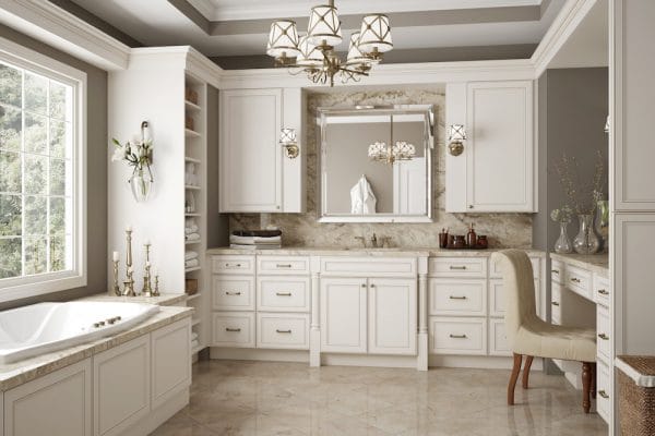 Yukon Antique White Bathroom