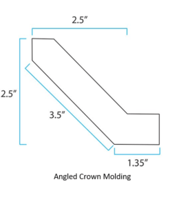 Angled Crown Molding