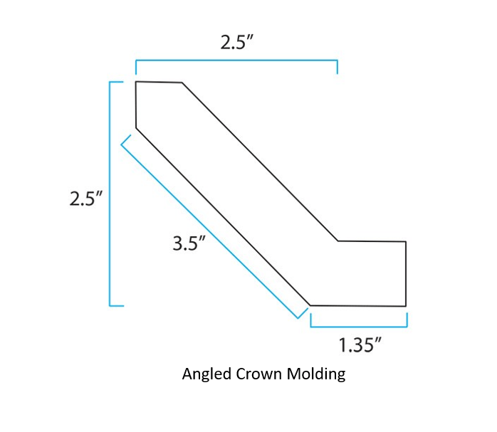 Angled Crown Molding