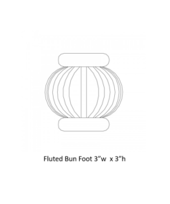 Fluted Bun Foot
