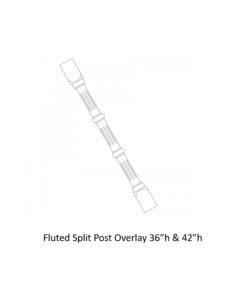 fluted split post overlay