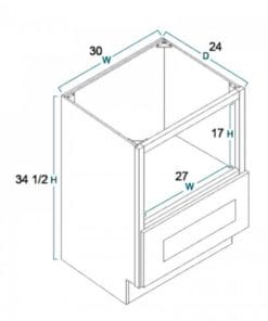 Microwave Base Cabinet