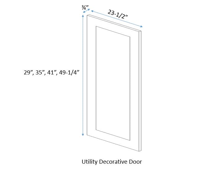 utility decorative door