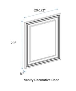Vanity Decorative End Panel