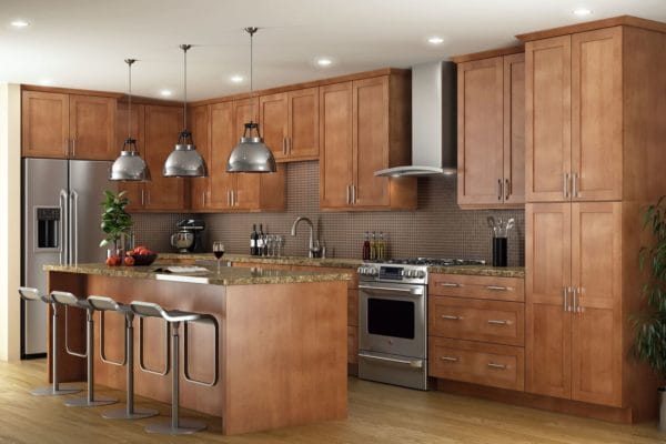 Shaker Toffee Kitchen Cabinets