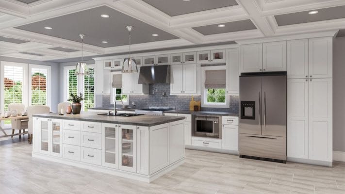 Shaker White Kitchen Cabinets