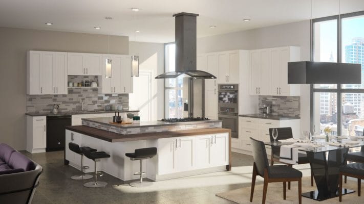 Shaker White Kitchen Cabinets