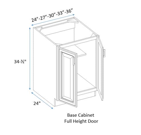 Base Full Height double Door